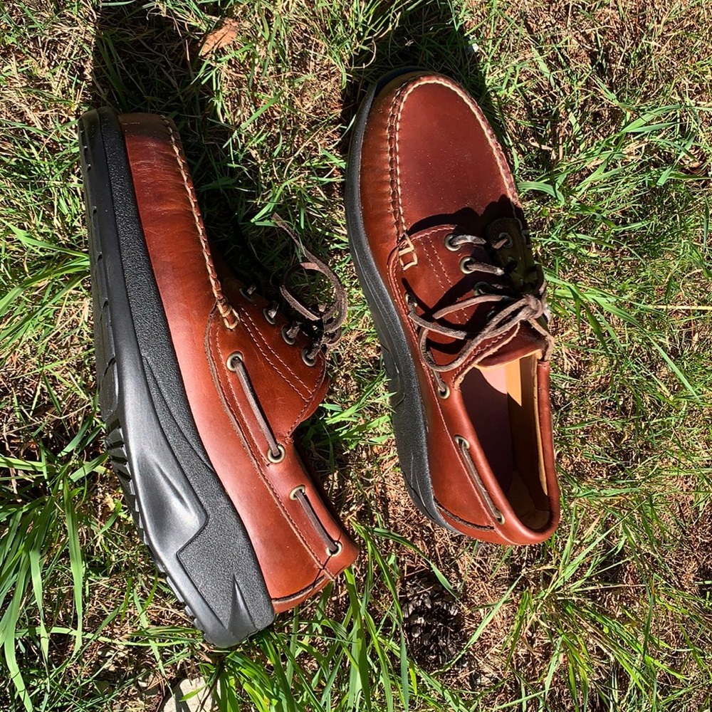 TruGait Leather Orthopedic Boat Shoes